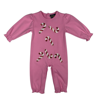 Emma Jean Candy Cane Romper