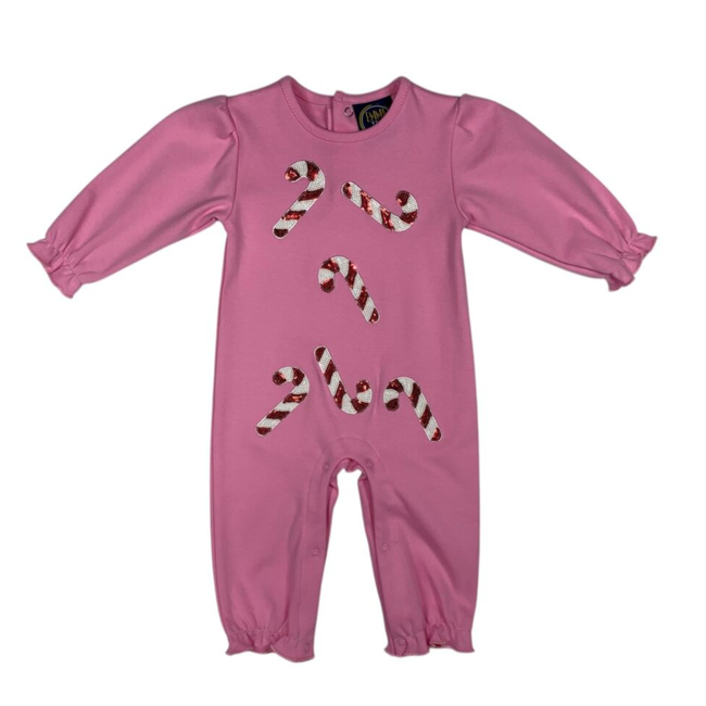 Emma Jean Candy Cane Romper
