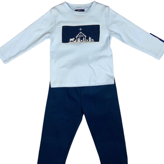Emma Jean Nativity Pants Set