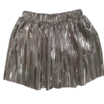 Emma Jean Blakely Skort- Silver Pleated