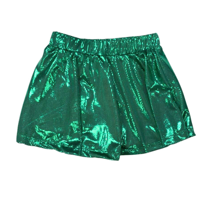 Emma Jean Blakely Skort- Green Sparkle