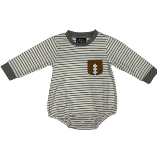 Emma Jean Football Pocket L/S Bubble
