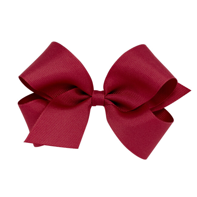 Wee Ones Grosgrain Cranberry Bow