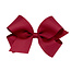 Wee Ones Grosgrain Cranberry Bow