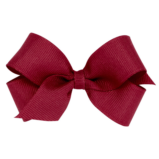 Wee Ones Grosgrain Cranberry Bow