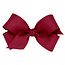 Wee Ones Grosgrain Cranberry Bow