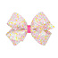 Wee Ones Medium Sequins Birthday Print Bow