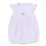 Magnolia Baby Touchdown Cutie Embroidered Flutters Bubble - Pink
