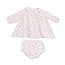 Angel Dear Carrie Floral Muslin Peter Pan Collar Dress + Diaper Cover