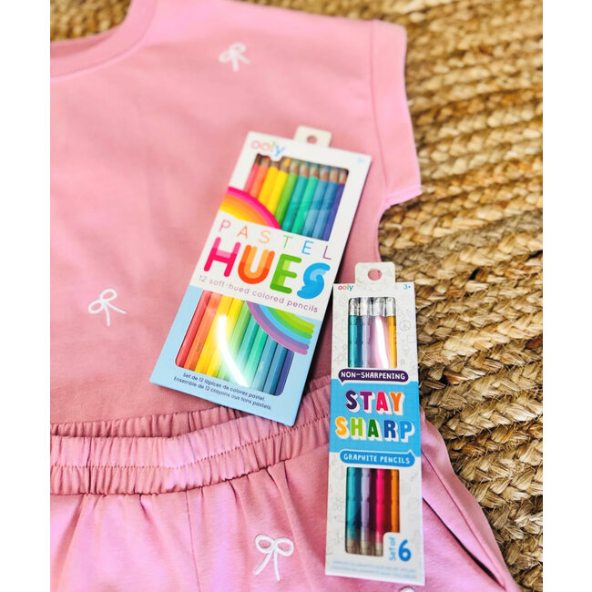 Ooly Stay Sharp Pencils - Rainbow