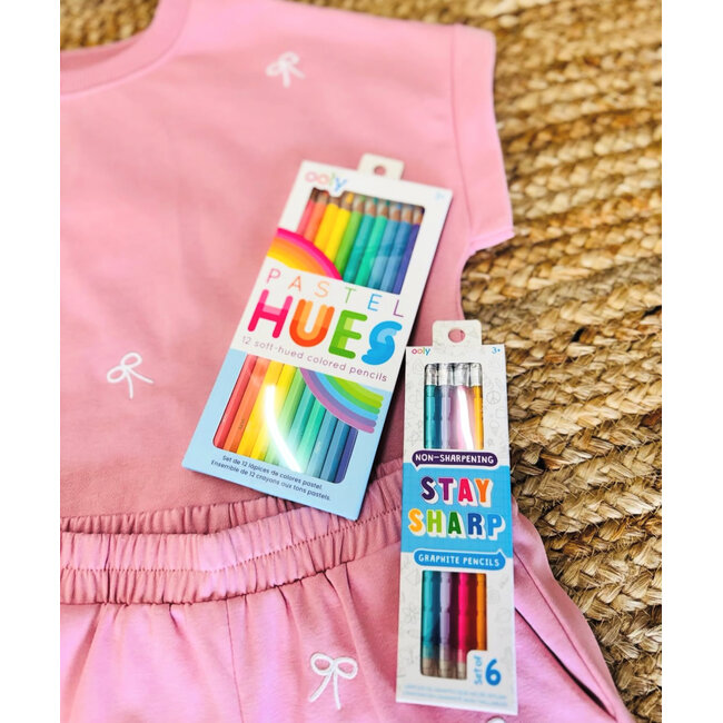 Ooly Pastel Hues Colored Pencils - Set of 12