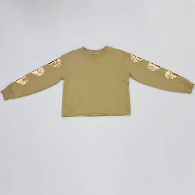 Paper Flower Football Heart Sweatshirt