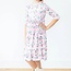 Mila & Rose Softly Blooming 3/4 Sleeve Pocket Twirl Dress