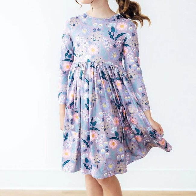 Mila & Rose Honeysuckle L/S Pocket Twirl Dress
