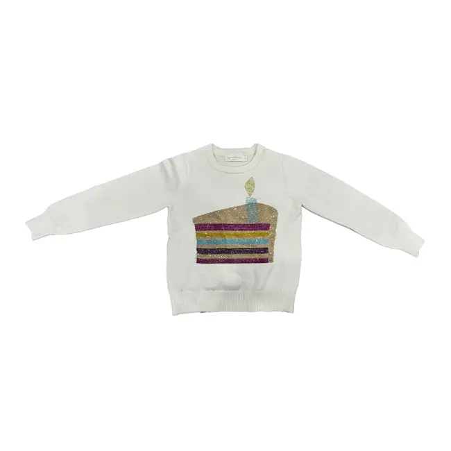 Tweenstyle by Stoopher Birthday Cake Stones on Crew Neck Sweater