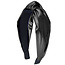 Azarhia Top Knot Headband in Black Shimmer