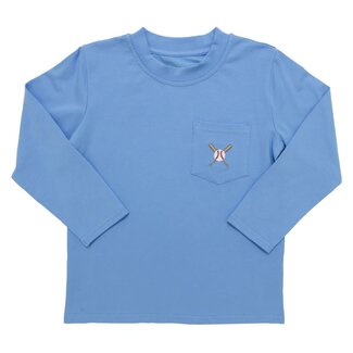 Itsy Bitsy LS Pocket Tee | Baseball