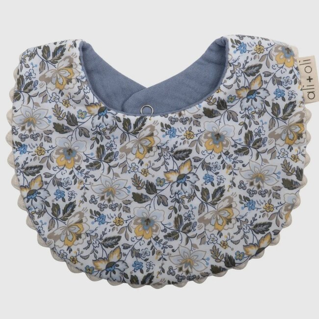 Ali + Oli Muslin Cotton Reversable Baby Bib