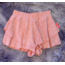Paper Flower Candy Pink Floral Ruffle Short
