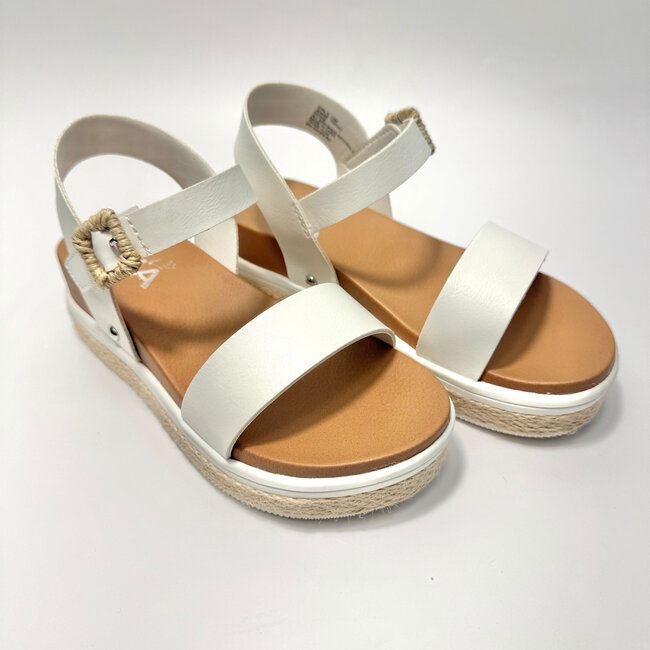 Mia Kids White Malta Sandal