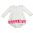 Magnolia Baby Precious Pumpkins Embroidered Ruffle Long Sleeve Bubble - Pink