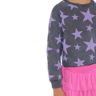 Paper Flower All Over Stars Sweatshirt