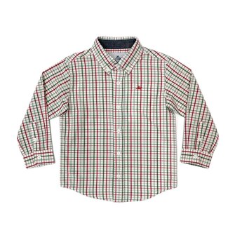 Southbound DOORBUSTER! LS Dress Shirt Red/Jolly Green