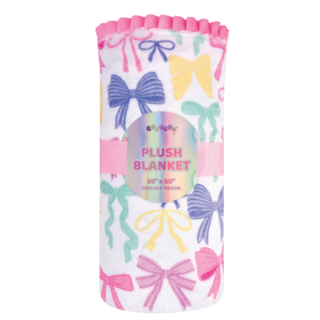 iScream Pretty Bows Plush Blanket