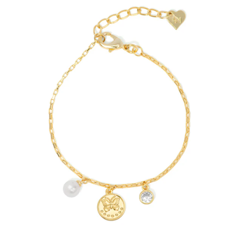 Lily Nily Butterfly Medallion Charm Bangle