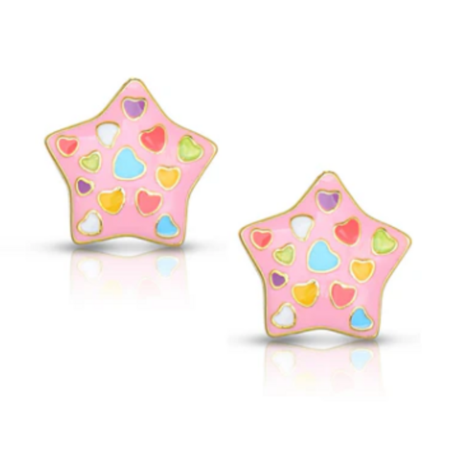 Lily Nily Puffed Star Stud Earrings