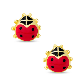 Lily Nily Ladybug Stud Earrings