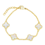 Lily Nily Mother of Pearl Clover Bracelet