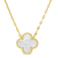 Lily Nily Mother of Pearl Clover Necklace