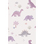 Angel Dear Soft Dinos Purple - Ruffle Sweatshirt & Jogger Pant