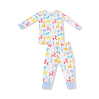 Angel Dear Balloon Animals Blue - L/S Loungewear Set