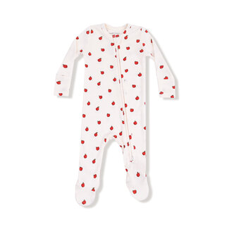 Angel Dear Tiny Apples - 2 Way Zipper Footie