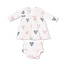 Angel Dear Hearts - Modal Rib Dress + Bloomer