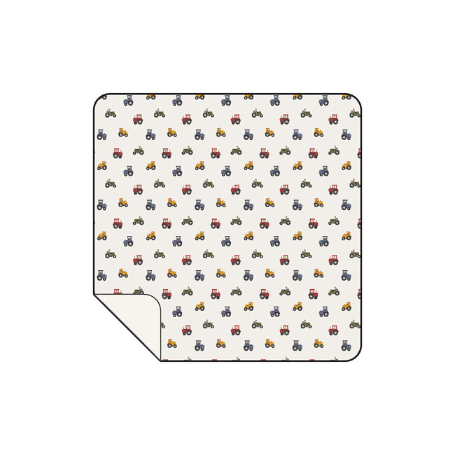 Angel Dear Mini Tractors - Swaddle Blanket 45x45