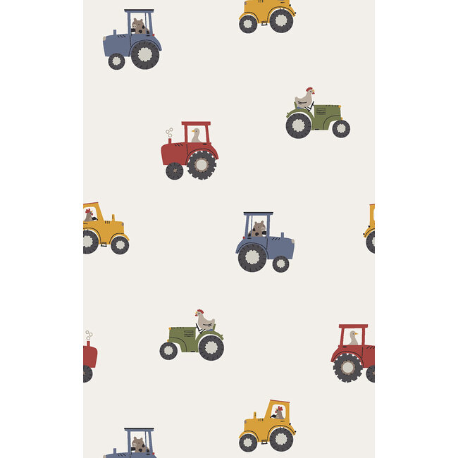 Angel Dear Mini Tractors - Swaddle Blanket 45x45