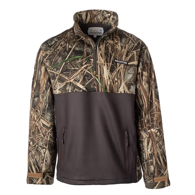 Fieldstone Realtree Marshland Quarter Zip Camo