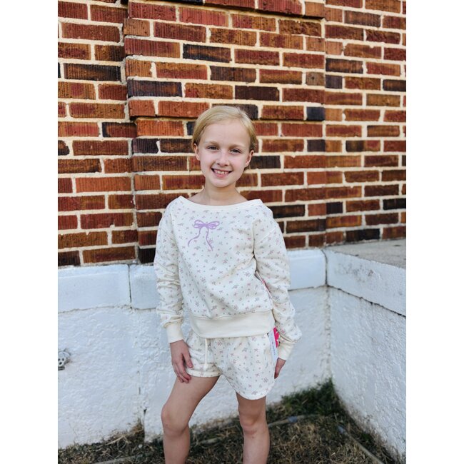 Paper Flower Ditsy Rose Shorts