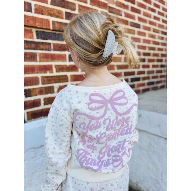 Paper Flower You Were Created For Great Things Sweatshirt