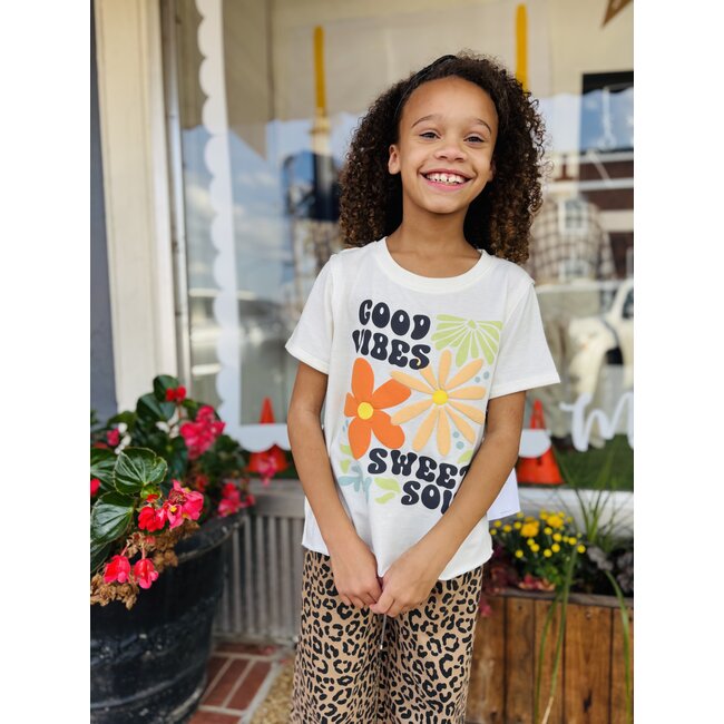 Sweet Soul Good Vibes Puff Print Tee