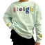 Paper Flower Sequins Sleigh Sweatshirt