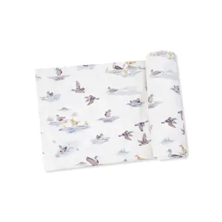 Angel Dear Migrating Mallards  - Swaddle Blanket 45x45