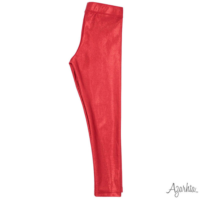 Azarhia Shimmer Legging in Red