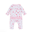 Magnolia Baby Dancing Hearts Ruffle Footie - Pink