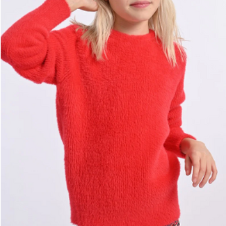 Molly Bracken Red Coral Knitted Sweater