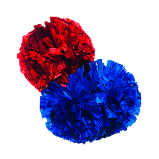 Blended Spirit Red and Blue Pom Set