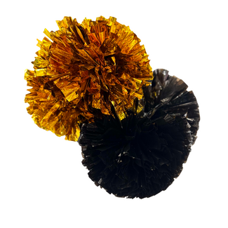Blended Spirit Black and Gold Pom Set